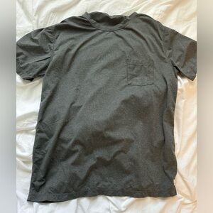 Gray Vuori workout shirt. Performance Tee